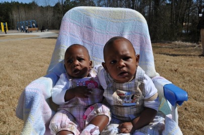 These two are my twin siblings. Jasmine is on the right and Elijah is on the left.
